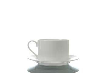 White coffee cup