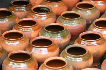 clay pots