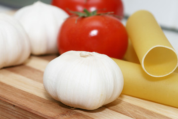 cannelloni With a tomato and garlic