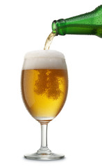 pouring beer