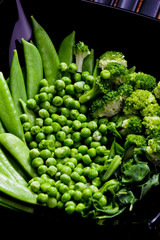 green vegetables still-life