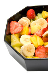 Bowl with fresh fruits