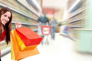 shopping woman