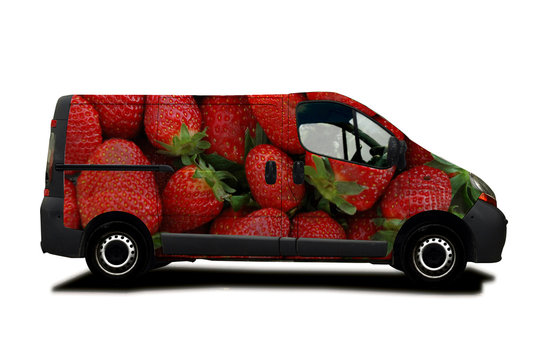 fourgon fraise