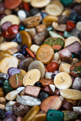 Colourful stones