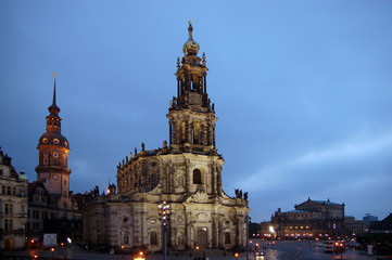Fototapeta na wymiar Dresden - Hofkirche
