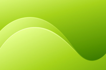 green wave background