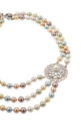 Necklace with a brooch