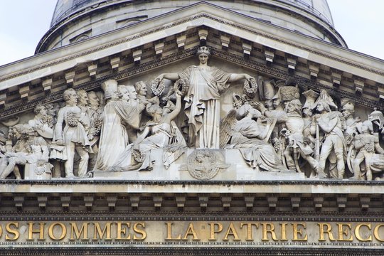 pantheon - Paris - detail from tympanon