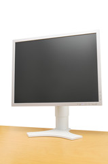 LCD screen on desk