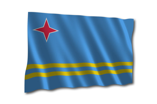Aruba Flagge flag