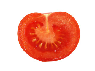 Half of tomato
