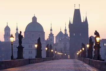 Crédence en verre imprimé Prague pont charles de prague