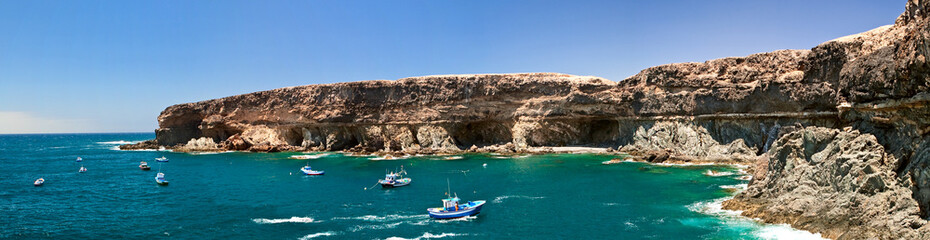 A coastline near Ajui, Fuerteventura.