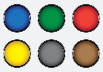 Six colored buttons