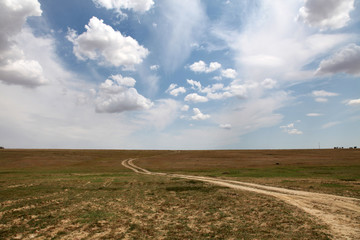 Obraz premium village road