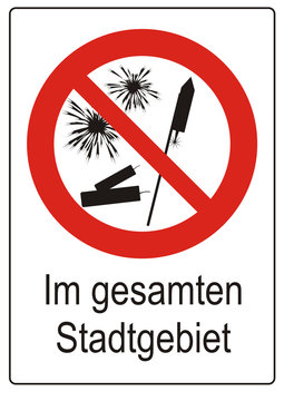 feuerwerk verbotsschild