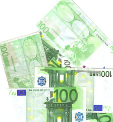 bunch of 100 euro notes
