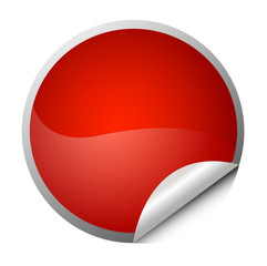 red sticker - postit