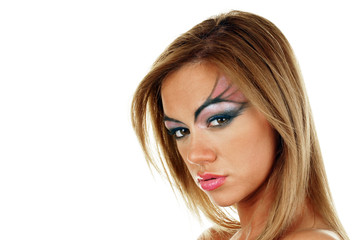 Naklejka premium Attractive female beauty