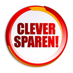 Clever sparen! Button