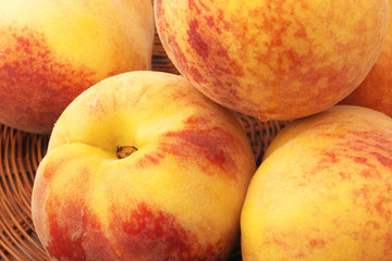 Heap of peaches