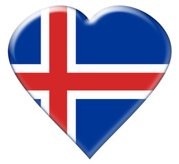 Icon of Iceland flag
