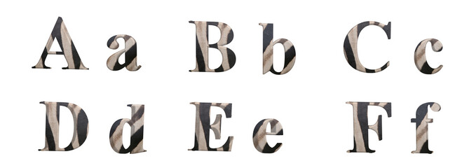Alphabet Zebre