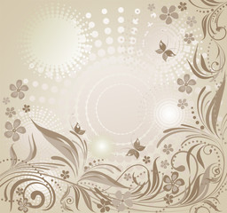 Creative summer background