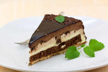Schokoladen-Sahne-Nougat Gourmet Torte