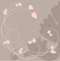 Dekoratives florales Ornament