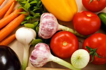 Healthy fresh vegetables
