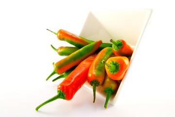 White Bowl of Chillis