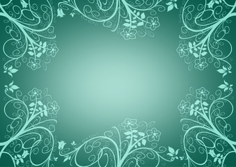 Floral Design als Karte