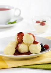 Fruit dumplings