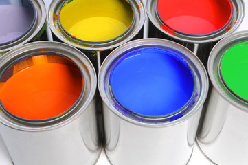 Open Cans of Paint