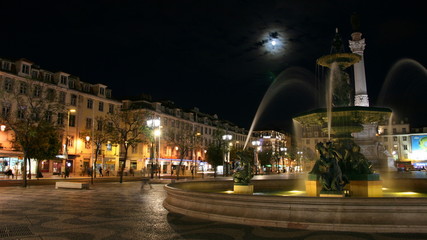Naklejka premium lisbonne by night