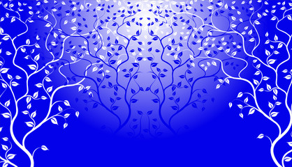 Blue trees -  background