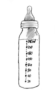 illustration biberon