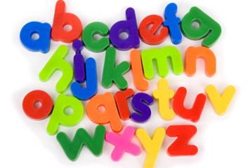 Colourful alphabet
