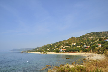 Fototapeta na wymiar Grecki wybrzeżu