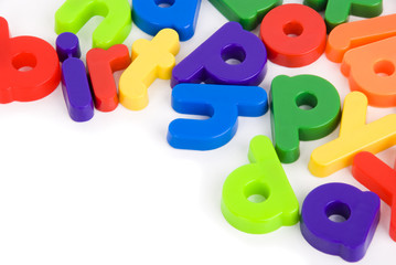 Fototapeta premium Colourful lettering