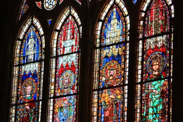 Küchenrückwand glas motiv Vitraux de la cathédrale de strasbourg © SWllr