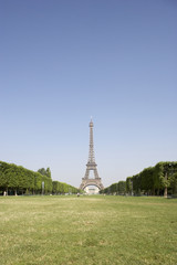 Eiffel Tower With Blue Sky