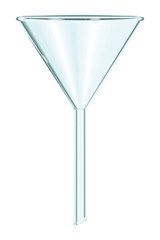 chemical glass funnel