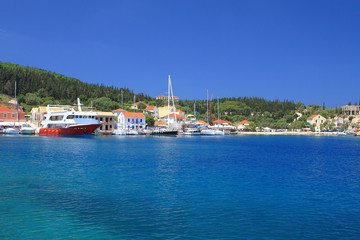 Obraz premium The harbour at Fiskardo
