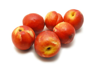 nectarines isolated