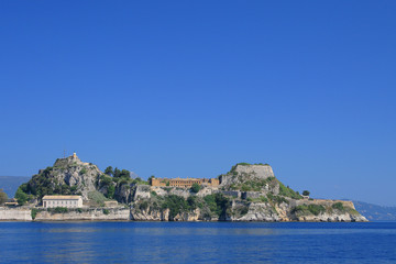 the old castle of Corfu town