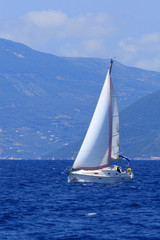 Fototapeta premium Sailing yacht