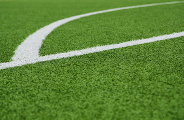 Fußballplatz Rasen-Ellipse